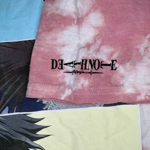 NWT Urban Outfitters Death Note Panels Pink Tie Dye Tee Size S - Picture 5 of 5